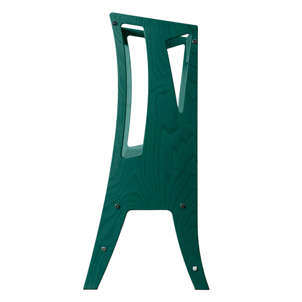 Sikkert, ergonomisk og smukt læringstårn. Dansk design og produktion.
