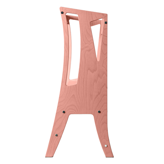 Sikkert, ergonomisk og smukt læringstårn. Dansk design og produktion.