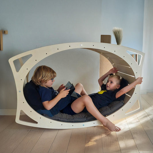 Smukt dansk design, læsegrotte, hygge, aktivitetsmøbel,